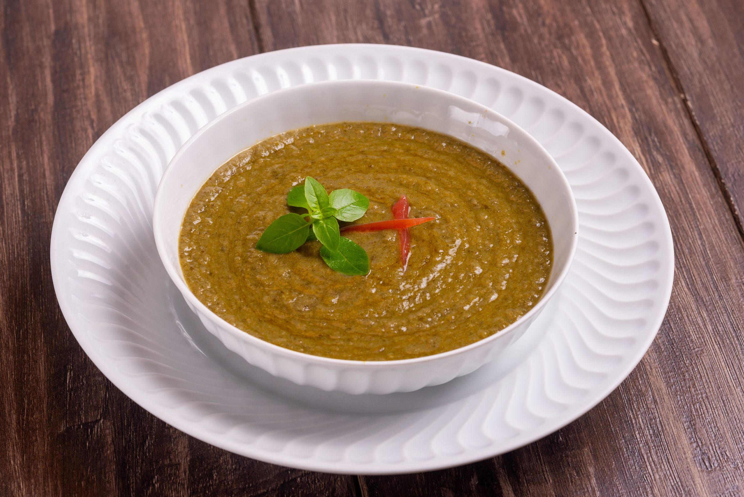 sopa condensada de acelga